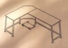 Weehom Reversible L Shaped Computer Desk, Large Corner Computer Gaming Desks for Home Office, Sturdy PC Laptop Workstation Wooden Table with Lots of Leg Room and Surface Top Space new in box $299 - 2