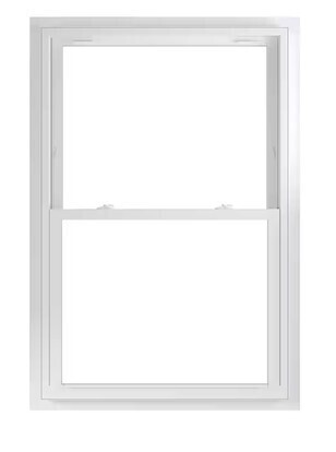American Craftsman 70 Series White Double Hung Vinyl Window (Model #2446730) 29.75" x 56.75" New Shelf Pull $499