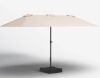 Sol 72 Outdoor Nyasia 15' x 9' Rectangular Market Umbrella with Base, Beige New in Box $299