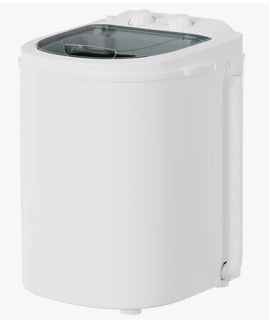SUNCROWN Portable Washing Machine, 5.5 lbs Capacity, Compact Laundry Washer with Spin Tub & Drain Hose, Perfect for Apartment Dorms RV Home (Grey) New In Box $199