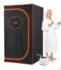 VEVOR Portable Steam Sauna Tent Full Size, 1000W Personal Sauna Blanket Kit for Home Spa, Detoxify & Soothing Heated Body Therapy, Time & Temperature Remote Control With Floor Mat New in Box $299