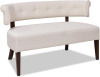 Jennifer Taylor Home Jared Roll Arm Tufted Bench Settee with Back New in Box $599