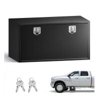 VEVOR - Underbody Truck Tool Box, 48 x 24 x 24 Inch Heavy Duty Steel Trailer Storage Box with Lock & Keys, Waterproof Trailer - Black New in Box $699