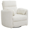 Wade Logan Bre Swivel Power Glider Recliner in Beige New in Box $1299