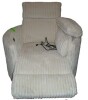 Wade Logan Bre Swivel Power Glider Recliner in Beige New in Box $1299 - 2