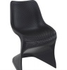 Ivy Bronx Bloom Contemporary Dining Chair Black New in Box $599