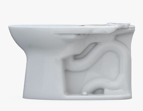 TOTO&reg; Drake&reg; Elongated TORNADO FLUSH&reg; Toilet Bowl with CEFIONTECT&reg;, Cotton White C776CEG#01 New in box $399