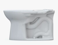 TOTO&reg; Drake&reg; Elongated TORNADO FLUSH&reg; Toilet Bowl with CEFIONTECT&reg;, Cotton White C776CEG#01 New in box $399