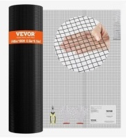 VEVOR Hardware Cloth, 48'' x 100' Galvanized Wire Mesh Roll, 19 Gauge Chicken Wire Fence Roll, Vinyl Coating Metal Wire Mesh for Chicken Coop Barrier, Rabbit Snake Fences, Poultry Enclosures New in Box $299