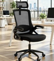 Inbox Zero Ergonomic Office Chair, 400 LBS Computer Chairs with Adjustable Lumbar Support, Breathable Mesh Desk Chair, Ergonomic Chair with Thickened Cushion, Comfy Home Office Desk Chair (Black) New in Box $299