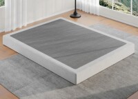 Alwyn Home Ndayisenga 5" Low Profile Metal Box Spring with Fabric Cover, Heavy-Duty Steel Foundation, No-Squeak Support, Easy Assembly, Cal King Size New in Box $299