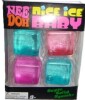 Needoh Nice Ice Baby Fidget Cube Set, 4 Pack Super Solid Squish Sensory Toys New In Box - 2