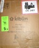 KIBUN Fluted Column Rechargeable Cordless LED Table Lamp, 3-Levels Brightness Touch Sensor Control, Travertine / Chocolate Bronze New In Box $499 - 2
