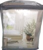 Latitude Run&reg; 100% Blackout Thermal Memory Trained Pinch Pleated Farmhouse Linen Curtain 2 panels, 40" W x 108" L New $199 - 2