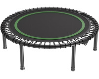 VEVOR Foldable Mini Trampoline, 40 Inch Fitness Rebounder, Max Load 330 lbs Exercise Trampoline, Stable & Quiet Indoor Small Workout Trampoline, Mini Trampoline for Adults Indoor/Garden Workout New In Box $99