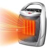 R.W.FLAME 1,500-Watt Compact Indoor Small Ceramic Electric Heater with Adjustable Thermostat and Carry Handle, Sliver On Working $79