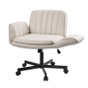 Latitude Run&reg; Criss Cross Legged Chair with Wheels and Armrests New In Box $299