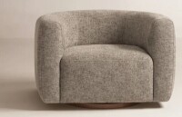 Joss & Main Upholstered Swivel Barrel Chair New in Box $999