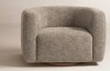 Joss & Main Upholstered Swivel Barrel Chair New in Box $999