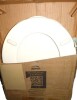 Mayfair by Bemis Shell Sculptured Wood Toilet Seat, Easily Removes for Cleaning, Hinges Never Loosen, Round New In Box $89 - 2