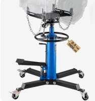 VEVOR Transmission Jack, 33"-67" High Lift, 1100 lbs Hydraulic Telescoping Transmission Jack, 2-Stage Floor Jack Stand 1/2 Ton Capacity with Foot Pedal, 360&deg; Swivel Wheel, Garage/Shop Lift Hoist New in Box $399