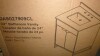 COSMO LIVING Leona (24" W x 22" D x 38" H) Single Sink Bath Vanity in Navy Blue with Gold Metal Legs and with White Engineered Stone Composite Top, New in Box $699 - 2