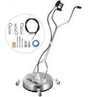 VEVOR Surface Cleaner 18" Flat Surface Cleaner for Pressure Washer 4000psi Pressure with 3/8 Quick Connector Surface Cleaner with Casters 10.5GPM Stainless Steel Rotating Rod & 3 Nozzle for Patio, New in Box $399