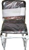 Inbox Zero Oliverson Stacking Lobby Chair with Padded Seats and Backs, Black, New Shelf Pull $399 - 2