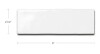 Bedrosians Cloe 2.5 in. x 8 in. Handmade-Look Ceramic Wall Glossy Subway Tile, 10.64 sq ft.