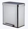 Qualiazero 16 Gallon Stainless Steel Commercial Indoor Kitchen Step Trash Can New In Box $199