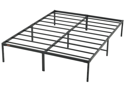 VEVOR 14 Inch Queen Metal Bed Frame Platform, No Box Spring Needed, 1500 lbs Loading Capacity Embedded Heavy Duty Mattress Foundation with Steel Slat Support, Easy Assembly, Noise Free New In Box $199