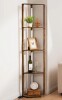 Wade Logan&reg; Carrye 64'' LED Dimmable Cornor Floor Lamp with Shelves New in Box $199