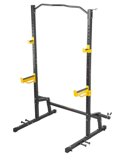 VEVOR Squat Stand Power Rack, Multi-Functional Power Rack with Pull up Bar, Hook, and Weight Plate Storage Attachment, Adjustable Power Rack Cage, Steel Exercise Squat Stand for Home Gym Equipment New Open Box $299