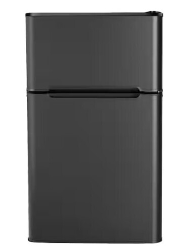 SIMZLIFE 19 in. 3.2 cu. ft. Mini Refrigerator in Black with Reversible Door, 3D Cooling and Removable Shelves New In Box $399