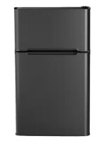 SIMZLIFE 19 in. 3.2 cu. ft. Mini Refrigerator in Black with Reversible Door, 3D Cooling and Removable Shelves New In Box $399