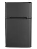 SIMZLIFE 19 in. 3.2 cu. ft. Mini Refrigerator in Black with Reversible Door, 3D Cooling and Removable Shelves New In Box $399