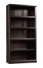 Sauder 70" 5 Shelf Bookcase Estate Black - Home Office Vertical Bookshelves, 13.28" Depth New Shelf Pull $299