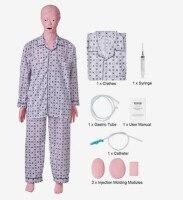 VEVOR Nursing Training Manikin, Male Life Size Demonstration Human Manikin for Nursing Training, Multifunctional Education Teaching Model Supplies, PVC Anatomical Mannequin Body Care Simulator Model New In Box $299