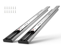 VEVOR 6 Pairs of 20 Inch Drawer Slides Side Mount Rails, Heavy Duty Full Extension Steel Track, Soft-Close Noiseless Guide Glides Cabinet Kitchen Runners with Ball Bearing, 100 Lbs Load Capacity New In Box $99