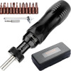 VEVOR Torque Screwdriver, 1/4" Drive Screwdriver Torque Wrench, Electrician Torque Screwdriver with Scale, 10-70 in/lbs Torque Range, 1 in-lbs Torque Increment Torque Screwdriver with Bits & Case New $99