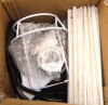East Urban Home Compact Pleated Table Lamp With Switch, Compatible With E26 Dimmable Bulbs New In Box $199 - 2