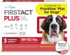 FirstAct Plus Flea Treatment for Dogs, Extra Large Dogs 89+ lbs, 3 Doses, Same Active Ingredients as Frontline Plus Flea and Tick Prevention for Dogs New In Box $39