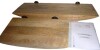 AllModern Oiva 2 Piece Boat Shaped Solid Wood Floating Shelves $199 - 3