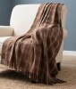 Birch Lane&trade; Recycled Cotton Blend Throw Blanket with Fringe Plaid $89