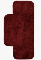 Wade Logan&reg; Mccluney Traditional Nylon 2 Piece Bath Rug Set with Non-Slip Backing, 21-inch. x 34 inches and 22-inch. x 60-inches $79