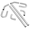 VEVOR Exhaust Kit, 8 Pieces, DIY Universal Stainless Steel Exhaust Kit with Slip-Fit Joint & Large Exhaust Tube, Rust-Proof Exhaust Pipe for Exhaust System, Fit for Garage/Auto Repair Store/4S Store New In Box $299
