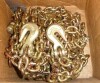VEVOR Transport Binder Chain, 3/8''x20' Tow Chain with Grab Hooks 7100lbs Safe Working Load G80 Heavy Duty Chain, Logging Chain for Transporting Towing Tie Down Binding Equipment, DOT Certification New In Box $99 - 2