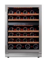 Ca'Lefort 24 in. Dual Zone 52-Bottles Built-In/Freestanding Wine Cooler Refrigerator in Stainless Steel Frost-Free Touch Panel New in Box $899