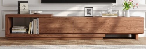 Latitude Run Modern 78.74"-103" Extendable TV Stand With Storage Drawers $899