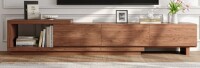 Latitude Run Modern 78.74"-103" Extendable TV Stand With Storage Drawers New in Box $899